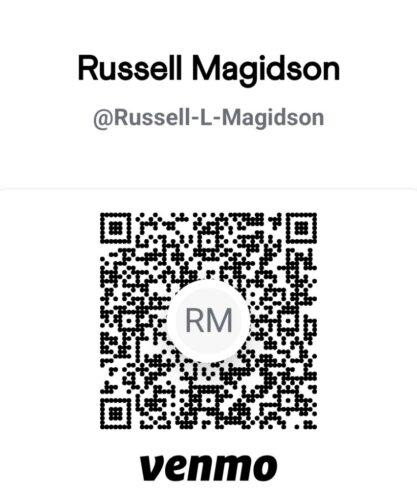Russell Magidson Venmo Payment QR Code